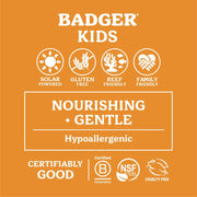 SPF 40 Baby Sunscreen and SPF 40 Kids Sunscreen by Badger – Pack of 2