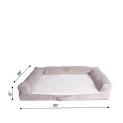 Bed Dog Bed by Armarkat – Medium, foam, beige, ivory, Model D07B