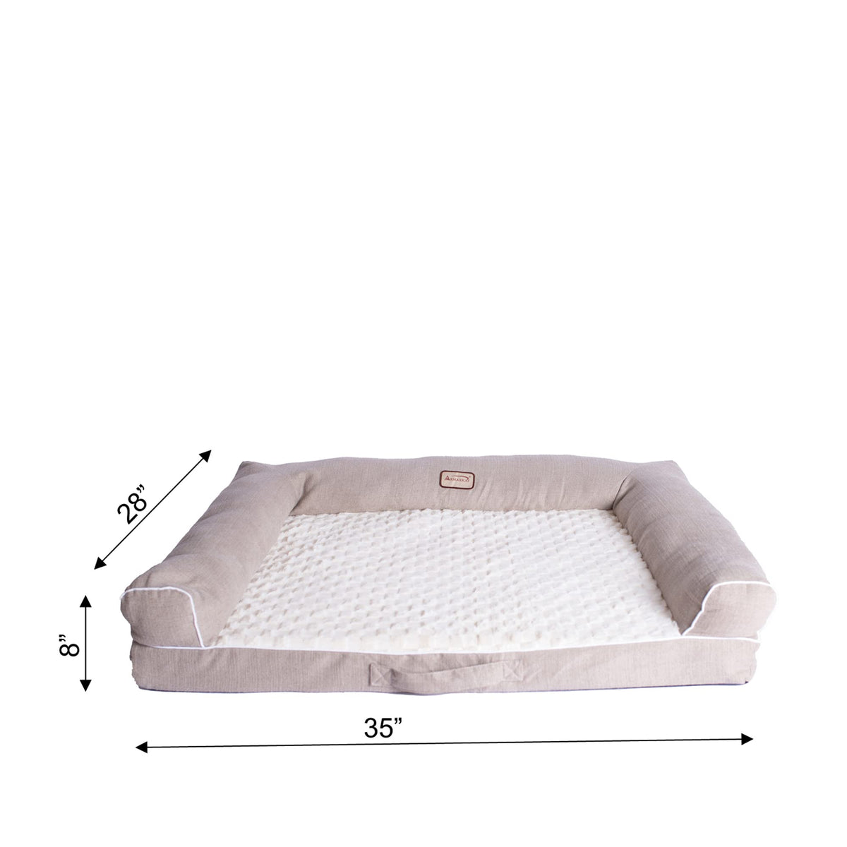 Bed Dog Bed by Armarkat – Medium, foam, beige, ivory, Model D07B