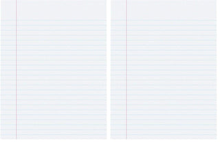 Composition Paper by Pacon – 8" x 10-1/2" (Pack of 2), Paper, White, Pack of 2, Model 2431