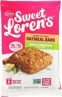 Sweet Loren's Sweet Lorens Apple Cinnamon Oatmeal bars, 9.6 OZ