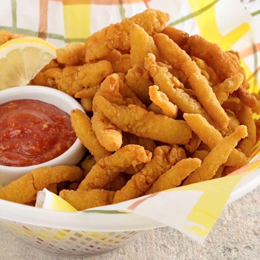 Frozen Fried Breaded Clam Strip by Sea Watch – Commercial Grade