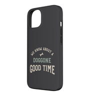 Funny Dog Walker Pun We Know About a doggone Good time Case for iPhone by Whyitsme Design – Polycarbonate, Model CXT3W41TMTSUSIPHONE_13