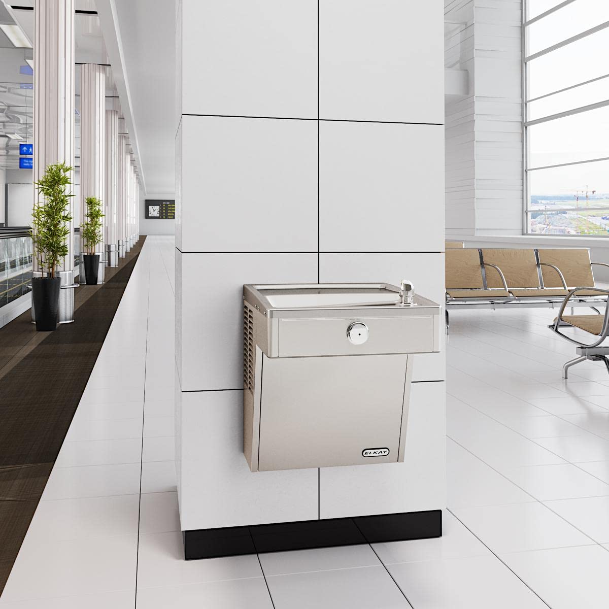 EZH20, Single Cooler by Elkay – Stainless Steel, Single Cooler, Model LVRCDS
