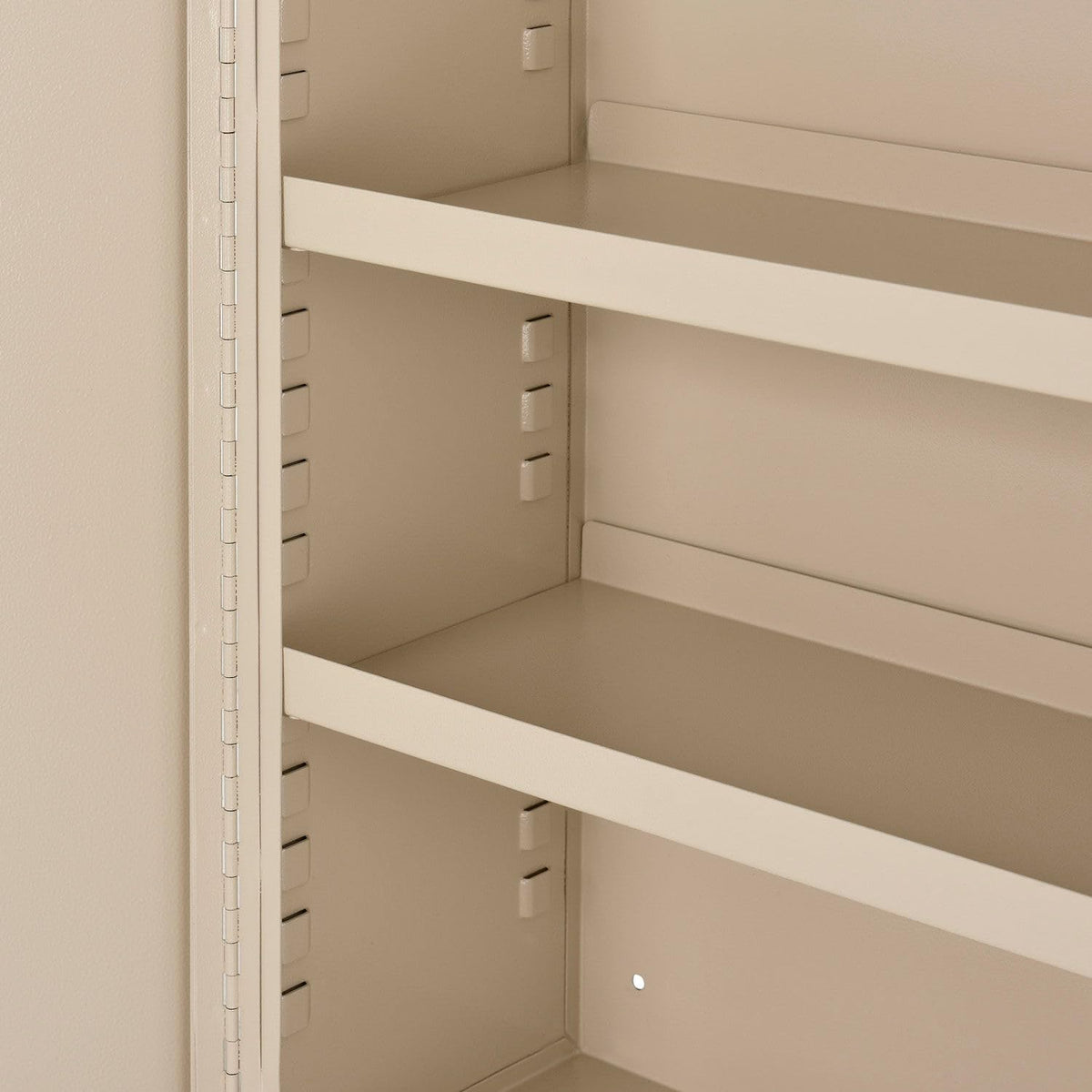 Medium Narcotics Cabinet by Global Industrial – 8"L x 16"W x 24"H, Alloy Steel, Beige, Model 436951