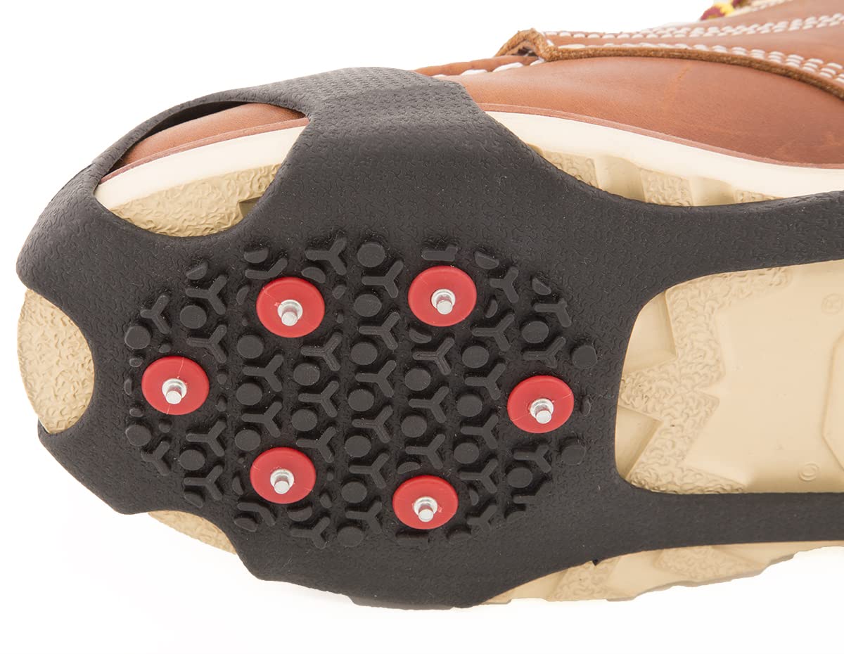 Winter Tuff Ice And Snow Traction Overshoes by TINGLEY – Medium, Rubber, Black, Model 1150