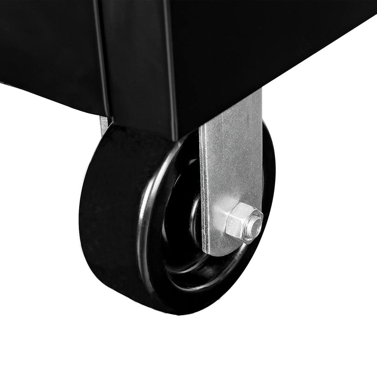 Mobile Computer Cabinet by Global Industrial – 27 inches (W) x 49.25 inches (H) x 24 inches (D), Alloy Steel, Black, Model 694561BKA
