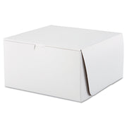 SCT SCH0977 Tuck-Top Bakery Boxes 10w x 10d x 5 1/2h White 100/Carton by SOUTHERN CHAMPION TRAY – Polyethylene Terephthalate (PET), white, Pack of 100, Model sch 0977