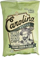 Chips | Kettle Cooked Potato Chips | Kosher - Gluten Free Chips Fit For Healthy School Snacks | With Irresistible Crunch and Bold Flavor - Cream Cheese & Chives (Case of 20 x 2