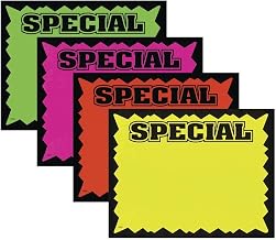 "Special" Starburst Signs 5 1/2" x 7", Pack of 100 , 55160