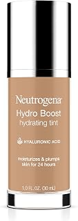 Neutrogena Hydro Boost Tint Foundation Makeup, 60 Natural Beige, 1.0 fl oz