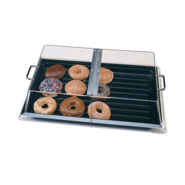 Rectangular Cover with Hinge 12x20 -- 1 each by Cambro – Polycarbonate, Clear, Model RD1220CWH135