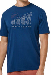 Mens Beerly Beloved Tee by TravisMathew – Cotton Blend, Titan, Model A42237