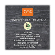 World Centric 6" Compostable Soup Spoons - Wrapped - Case of 750 - Made from TPLA Compostable Plastic - SO-PS-I – Product Details