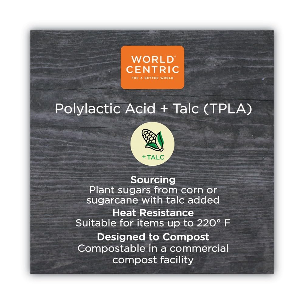 World Centric 6" Compostable Soup Spoons - Wrapped - Case of 750 - Made from TPLA Compostable Plastic - SO-PS-I – Product Details
