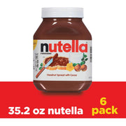 Chocolate Hazelnut Spread by Nutella – 35.2 Ounce (Pack of 6), Pack of 6