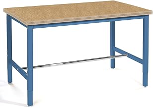 Global Industrial Production Workbench - Shop Top Square Edge - Blue, 60" W x 36" D