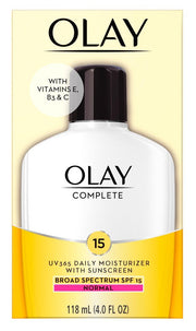 Complete Moisturizer Normal Spf#15 4 Ounce (118ml) (6 Pack) by Olay – 4 Ounce (Pack of 6), Pack of 6