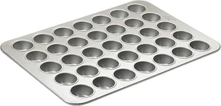 Winco 17 7/8" x 25 7/8" Commercial Aluminum Cupcake Pan, 35 Cups