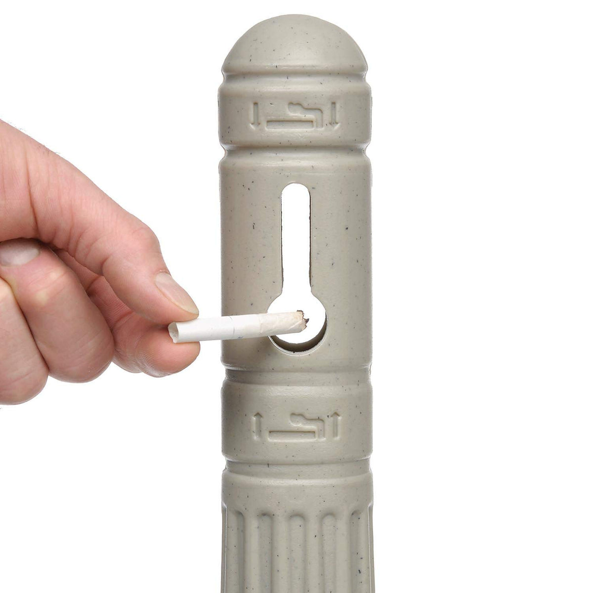 Smokers Outpost Cigarette Receptacle - Beige by Smokers' Outpost – One Size, Polyethylene (PE), Beige, Model 711302
