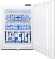 ACCUCOLD Compact Freezer, Countertop, 1.8 cu.ft. Capacity, General Purpose, White - FS30LGP