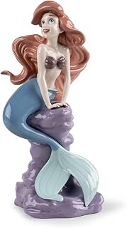 LLADRÓ Figurine of Disney's Little Mermaid Ariel. Porcelain Princess Ariel Figurine