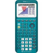 TI-84 Plus CE Graphing Calculator by Texas Instruments – Plastic, Teal, Model 84PLCE/TBL/1L1/AX