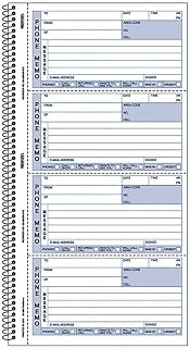Rediform Telephone Message Book, Two-Part Carbonless, 5 x 2.75, 4 Forms/Sheet, 400 Forms Total