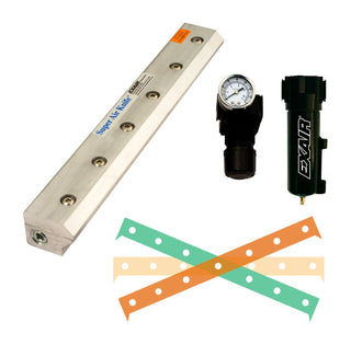 Super Air Knife Kit by EXAIR – 1.75"L x 7"W x 1.44"H, Aluminum, Model 110212