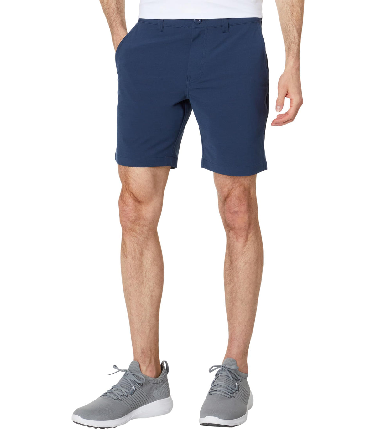 Tech Chino Shorts Dress Blues 38 8. by TravisMathew – 38, Cotton/Polyester, Dress Blues, Model 1MAA590