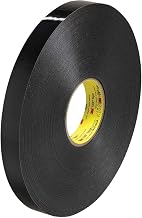 3M VHB 4x8 1" x 5 yds. Black 3M 4929 VHB Tape