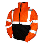 Rubber J26119 Bomber II Orange Winter Jacket (1 Case/12 Jackets) (Large) by TINGLEY – Large, Quilted polyester, Orange, Pack of 12