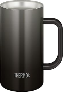 Thermos JDK-721C BK Vacuum Insulated Jug, 24.3 fl oz (720 ml), Black, Dishwasher Safe, Magic Bottle Structure, Hot and Cold Retention