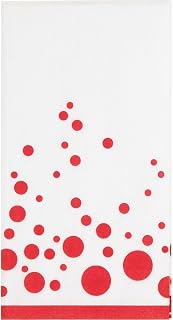 Creative Converting 317859 16 Count Paper Guest Napkins, Sparkle and Shine Ruby