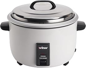 Winco Electric Rice Cooker, 30 Cups | Auto warm, Great for Rice, Batch Cooking, Buffets and Foodservice