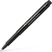 Faber-Castell Art & Graphic Pitt Artist Pen Fineliner India Ink Pen, Black, Single Pitt Pen, for Art, Craft, Drawing, Sketching, Home, School, University, Colouring