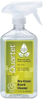 Quartet Whiteboard Spray Cleaner for Dry Erase Boards, 17 Oz Spray Bottle
