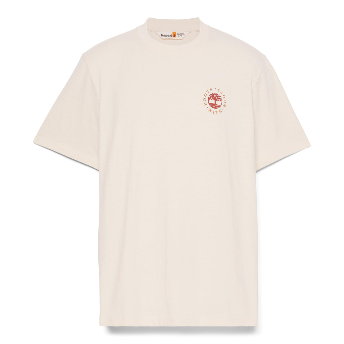 Men's Washed Boot Lab Back Graphic Tee by Timberland – Cotton, Undyed