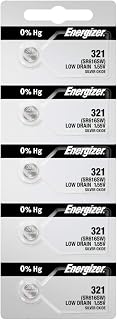 5 321 Energizer Watch Batteries SR616SW Battery Cell (5 Batteries Per Pack)
