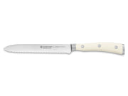 Aufschnittmesser, Classic Ikon Crème (), 14 cm Wellenschliff-Klinge, geschmiedet, Frühstücksmesser, scharfe Klinge, weißer Griff by Wüsthof – 5.5", Alloy Steel, Model 1040431614
