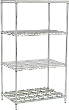 NEXELON, 4 Tier, Wire Shelving Unit, 1 Heavy Duty Shelf, 24W X 24D X 74H
