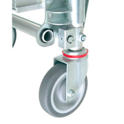 Aluminum 2-in-1 Convertible Hand Truck with Pneumatic Wheels - Senior by Global Industrial – 19"L x 63"W x 9"H, Aluminum, Gray, Model 241666
