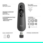 Logitech Red Laser / 3 buttons / Clicker Presentation Remotes