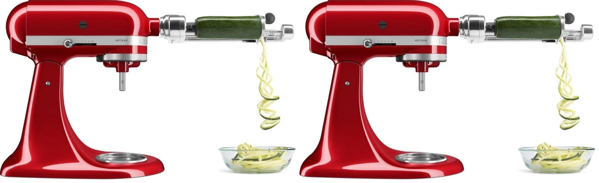 KitchenAid #4086 (Pack of 2) / Spiralizer - 5 Blades / Polished Aluminum Mixer Parts & Accessories