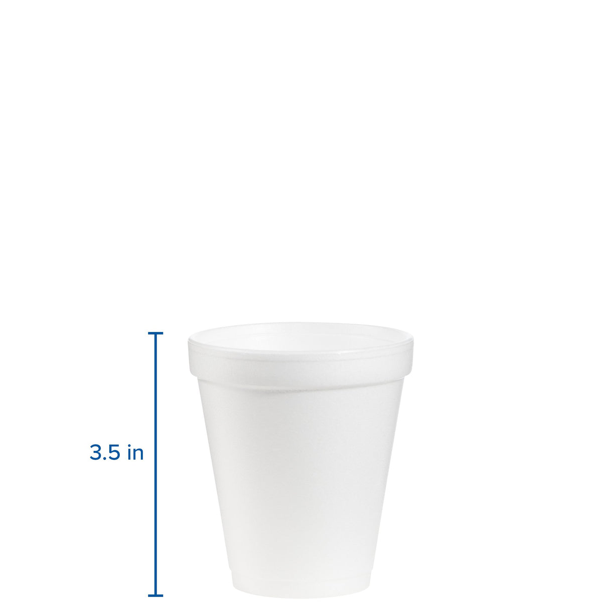 DART White / 6.0 ounces / 25 Count (Pack of 40) Cups