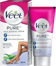 Veet Silk & Fresh Hair Removal Cream, Sensitive Skin - 50 g