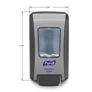 FMX-20 Push-Style Foam Soap Dispenser by Purell – 2000 mL, ABS Plastic, Graphite, Model 5234-06