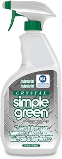 Simple Green 0610001219024 Crystal Industrial Cleaner and Degreaser in Trigger Spray Bottles (Pack of 12)