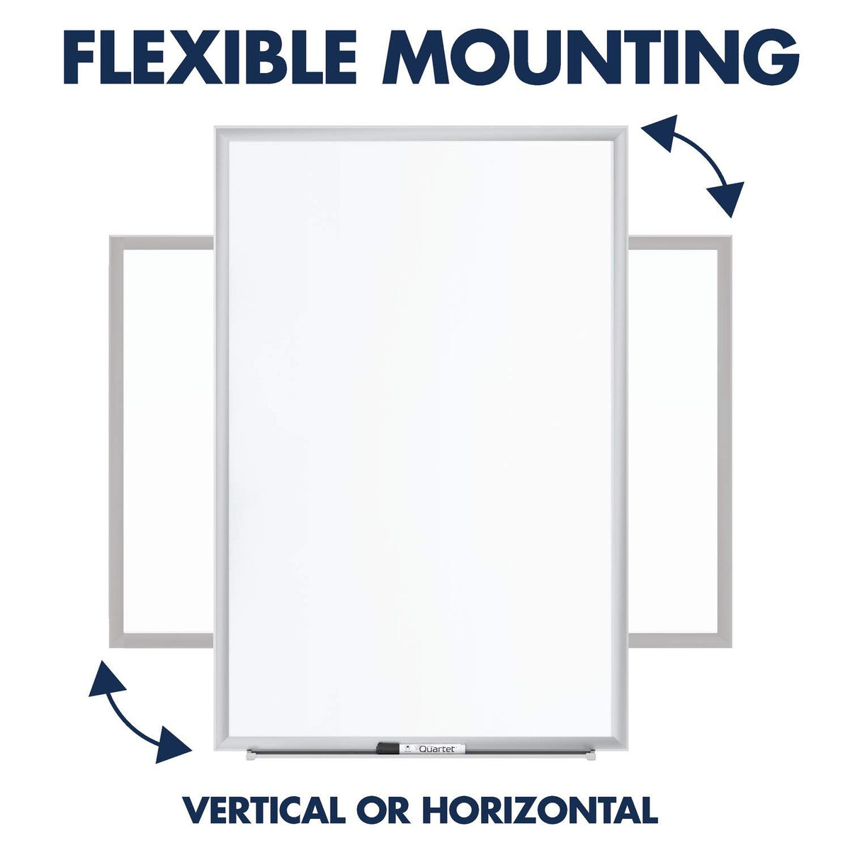 Quartet Silver / 24"W x 18"H / Silver Frame Dry Erase Boards