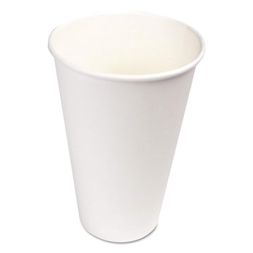 UP 16 oz Paper Hot Cups by Boardwalk – 16 Ounces, Paper, White